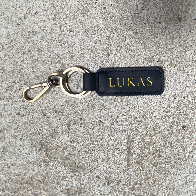 Schlüsselanhänger aus Vintage Leder 'Maya'