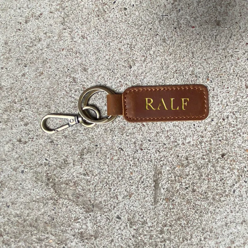 Schlüsselanhänger aus Vintage Leder 'Maya'