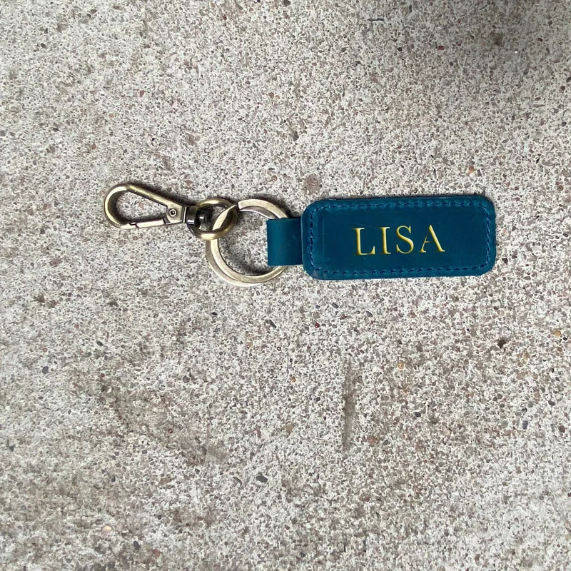 Schlüsselanhänger aus Vintage Leder 'Maya'