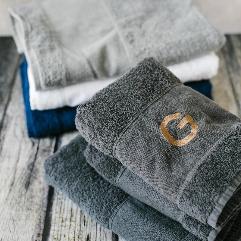 Set Badetuch und 2 Handtücher unifarben