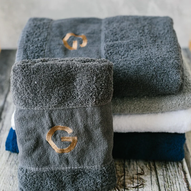 Set Badetuch und Handtuch unifarben