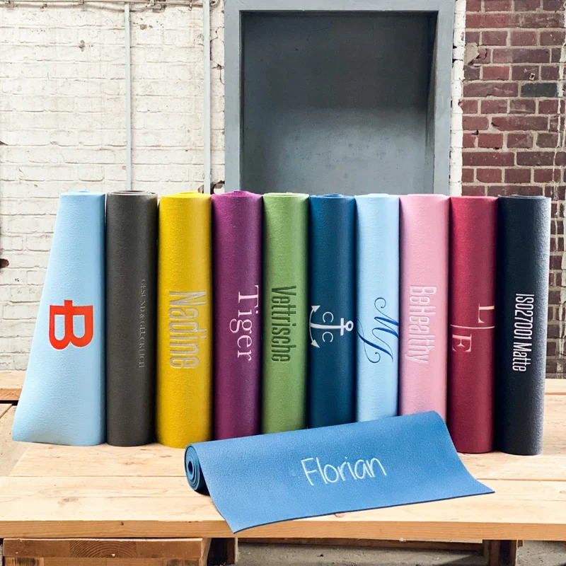 Yogamatte personalisiert