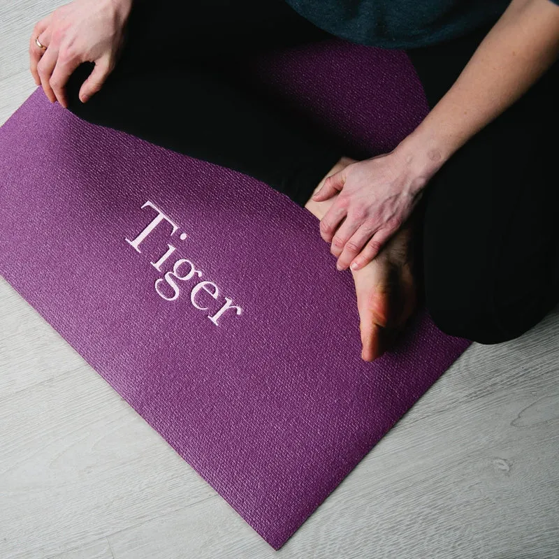 Yogamatte personalisiert