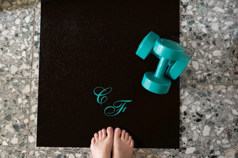 Yogamatte personalisiert