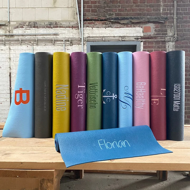 Yogamatte personalisiert