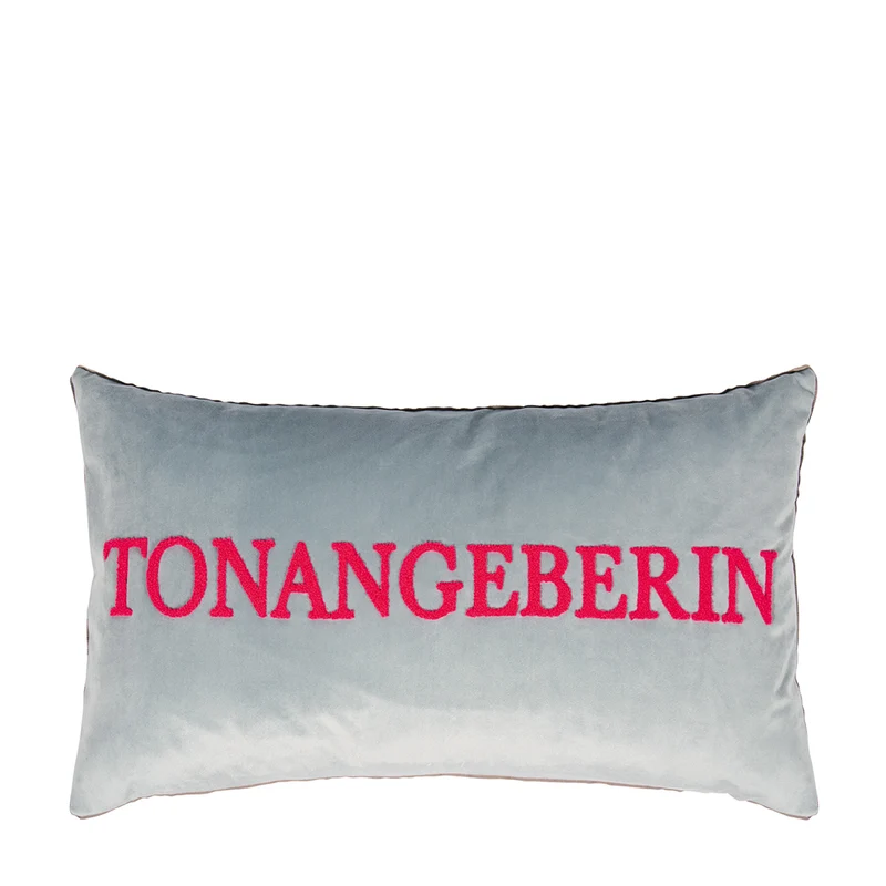 Pad Kissenhülle Tonangeberin Blau 35 x 70 cm