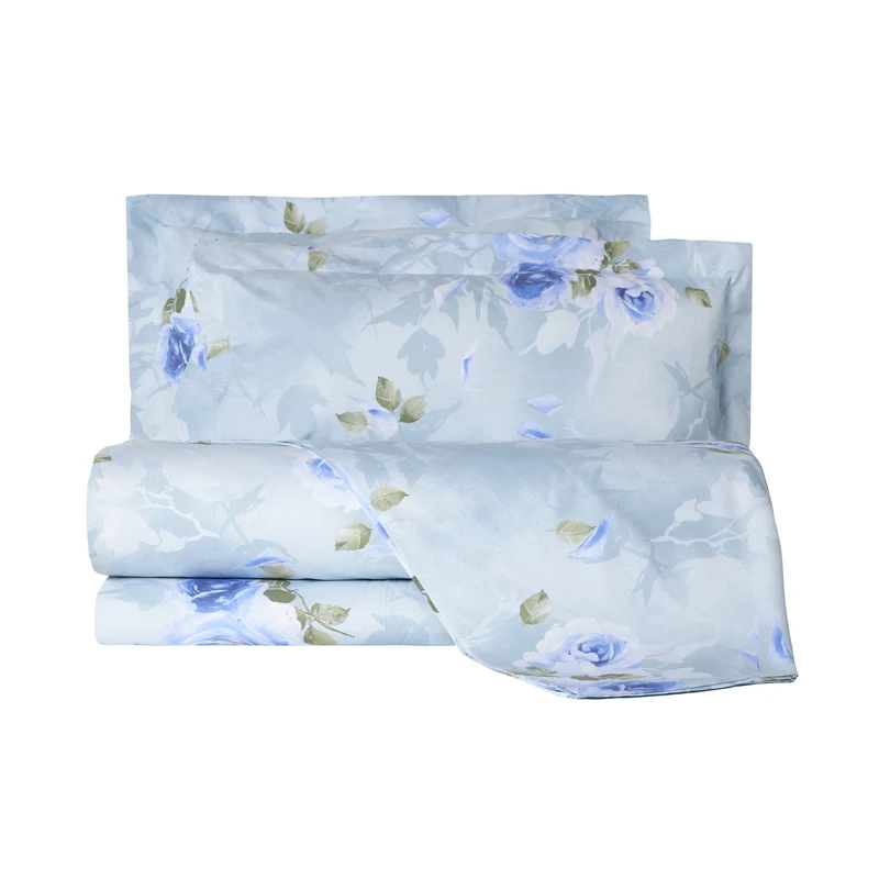 Completo Copripiumino precious rose Floreale in Percalle