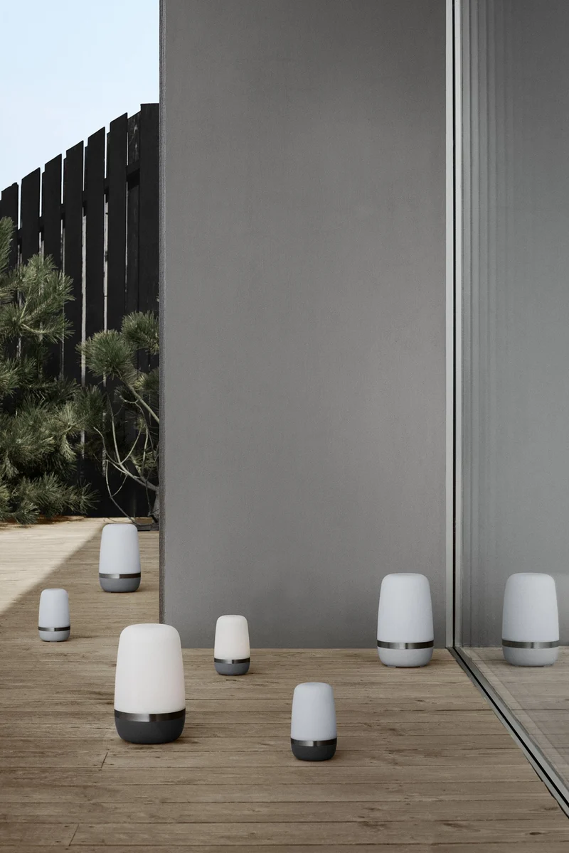 Blomus LED Outdoorleuchte Spirit Warm Gray XL