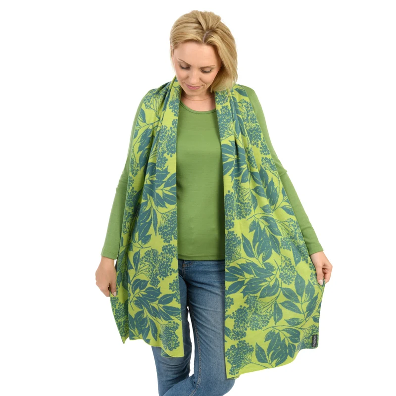 Großer Strickschal "PLUME"