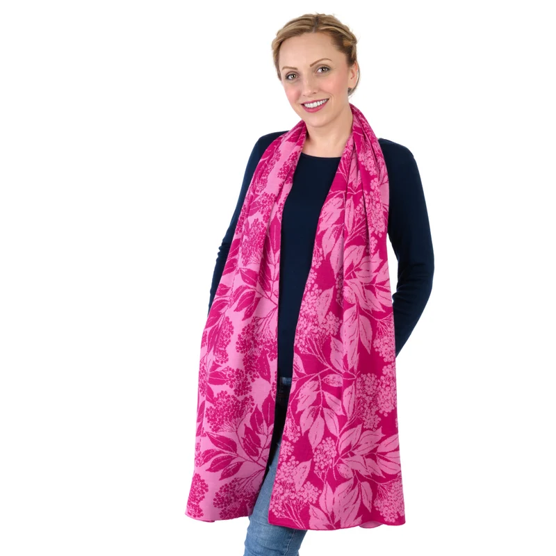 Großer Strickschal "PLUME"