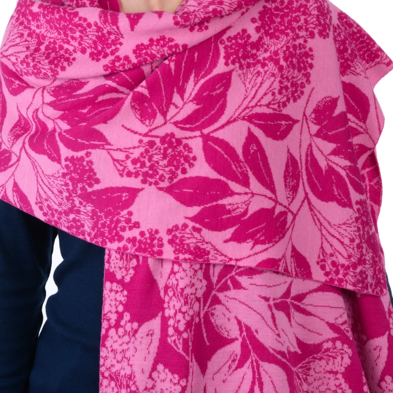 Großer Strickschal "PLUME"