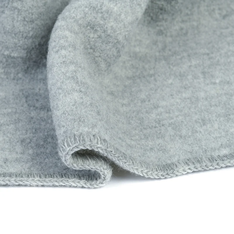 "DANA"- Zweifarbige Walkdecke aus Bio-Schurwolle (Merino)
