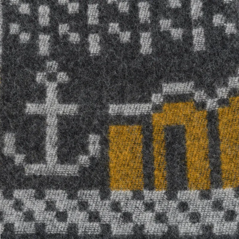 Wolldecke "MARINE BEI NACHT"