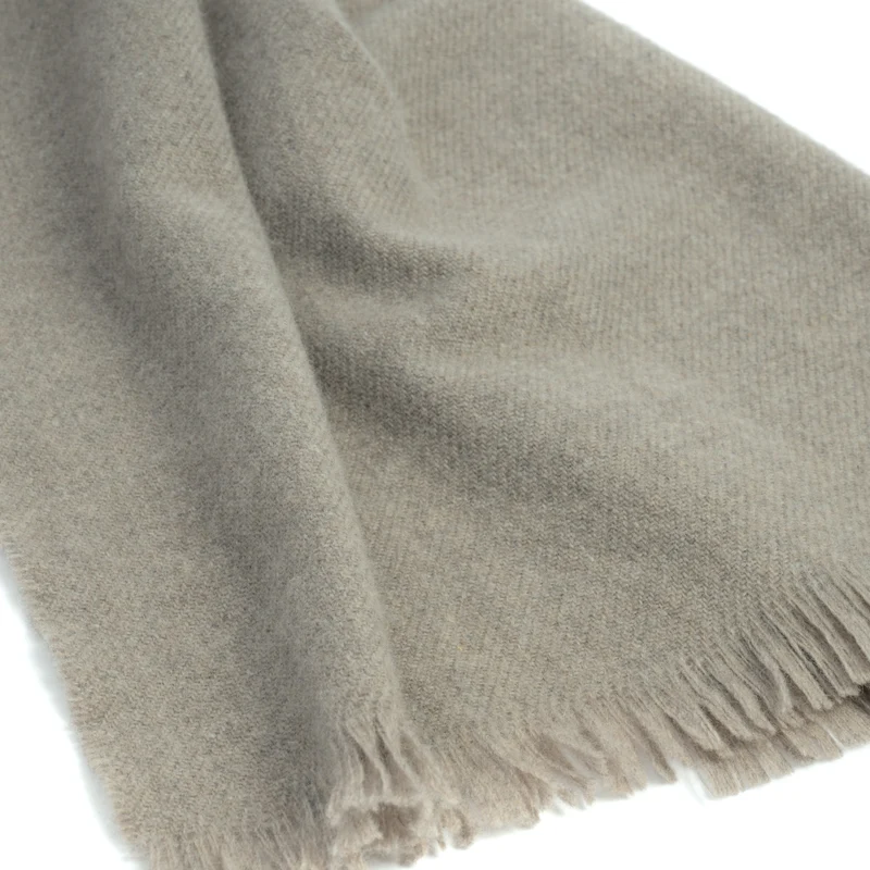 Eleganter Schal mit Kaschmir - Beige