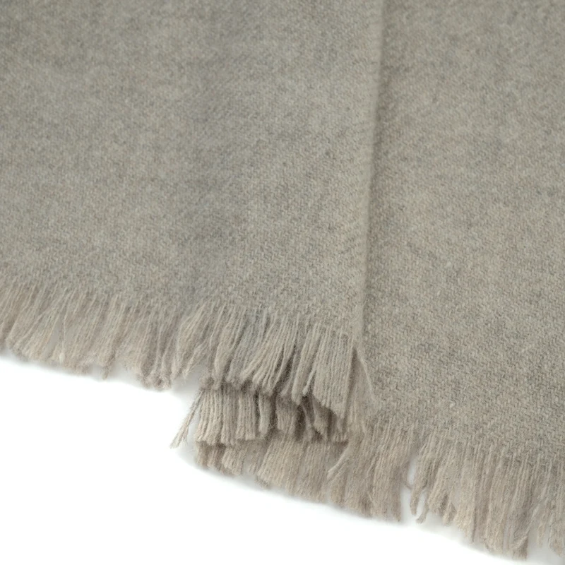 Eleganter Schal mit Kaschmir - Beige
