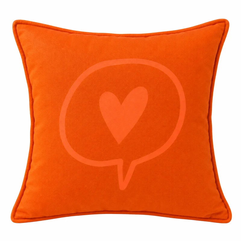 Dekokissen 50 × 50 cm – Cobalt Blau, Pink, Gelb & Orange