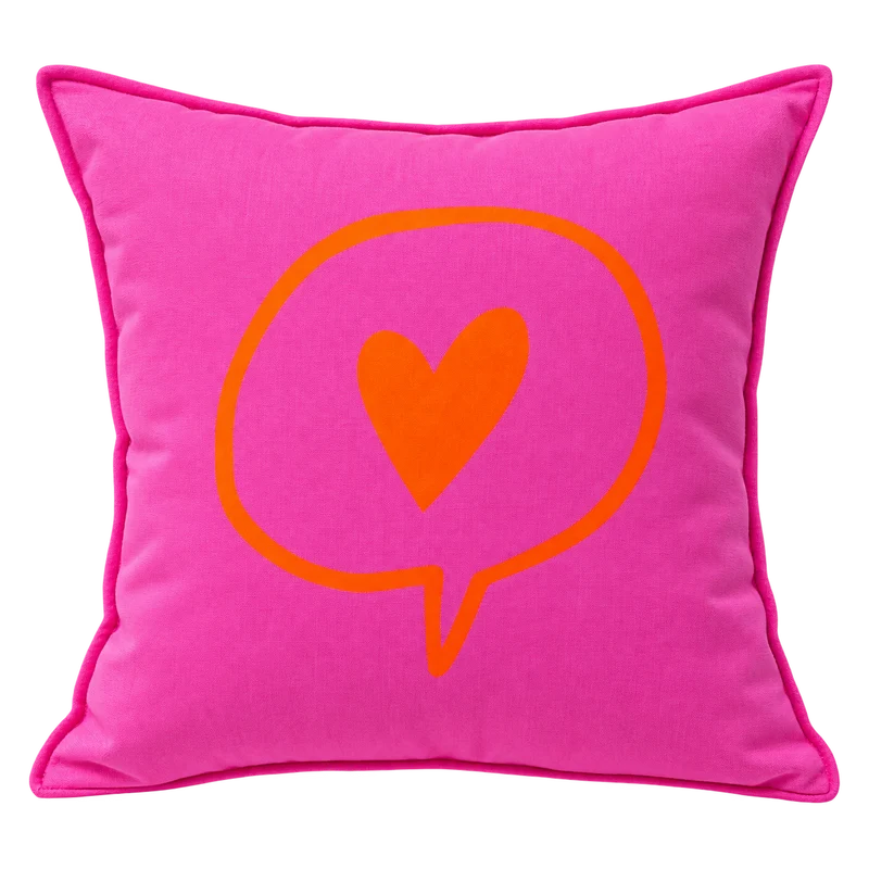 Dekokissen 50 × 50 cm – Cobalt Blau, Pink, Gelb & Orange