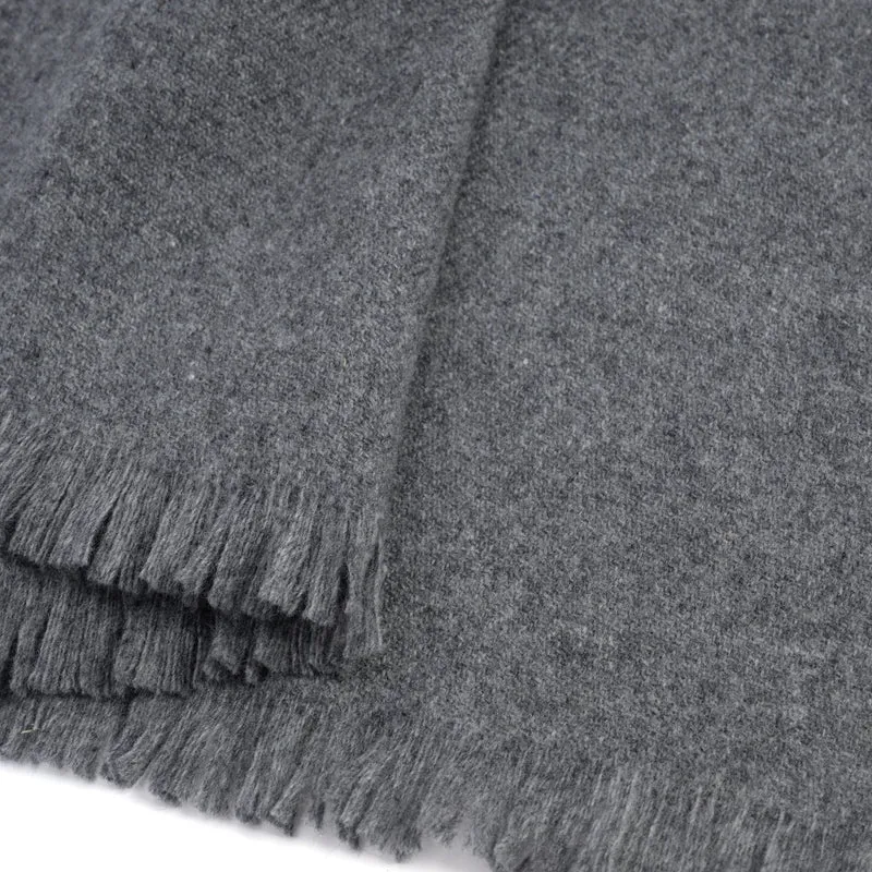 Eleganter Schal mit Kaschmir - Grau