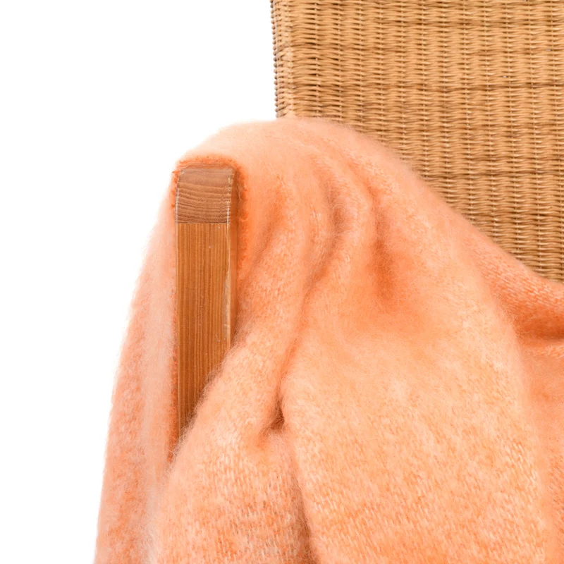 Mohairdecke "Mandarine"