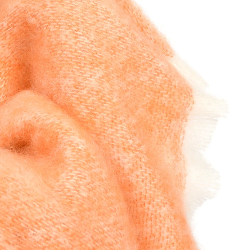 Mohairdecke "Mandarine"