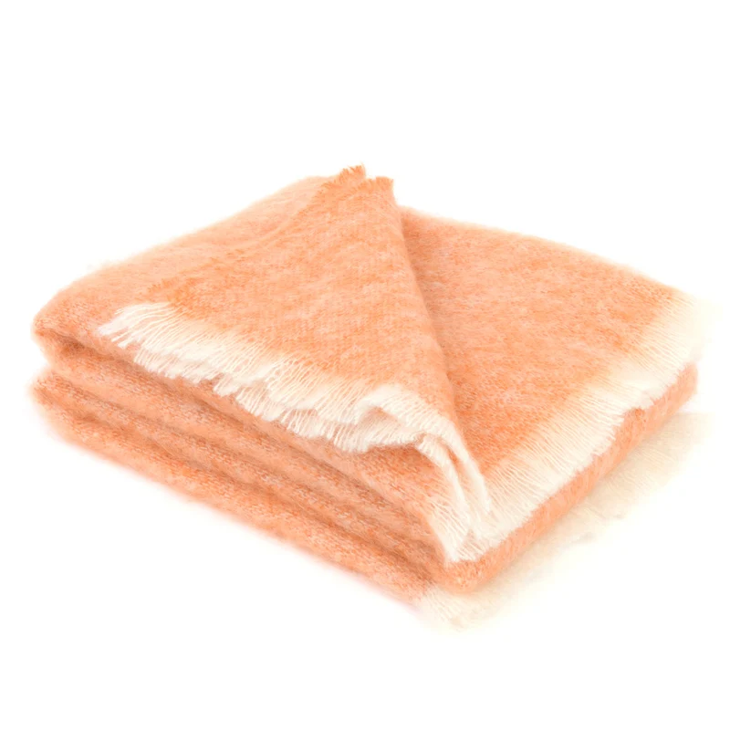 Mohairdecke "Mandarine"