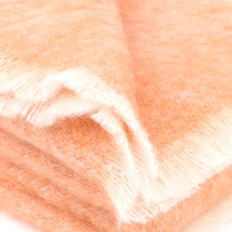 Mohairdecke "Mandarine"