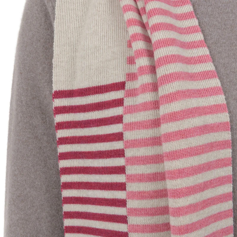 Strickschal mit Streifen "FIDELIUS"