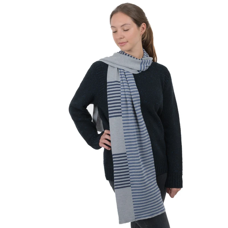Strickschal mit Streifen "FIDELIUS"