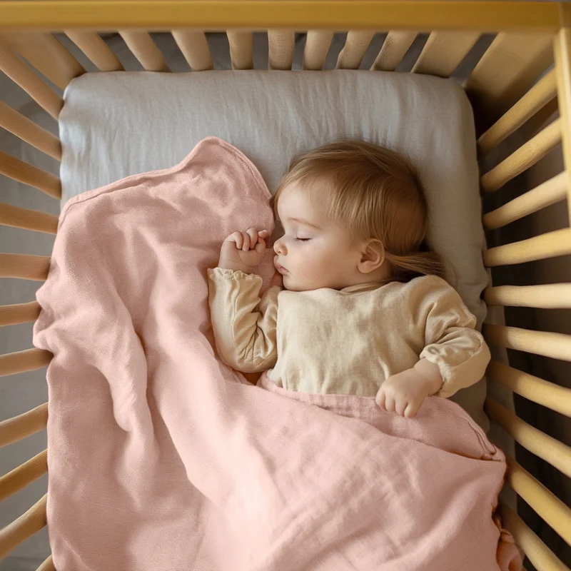 Leinen-Wohndecke für Kleinkinder