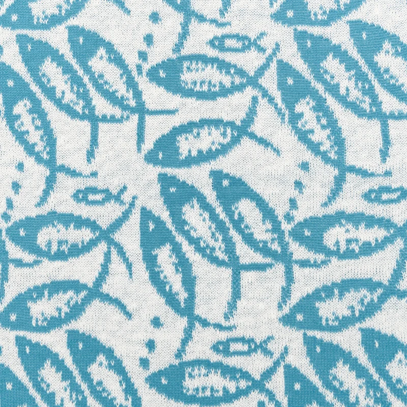 Sommerschal "POSEIDON", Fischmotiv