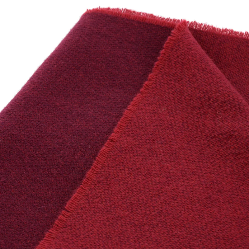 Leichtes Lammwollplaid "Merlot"