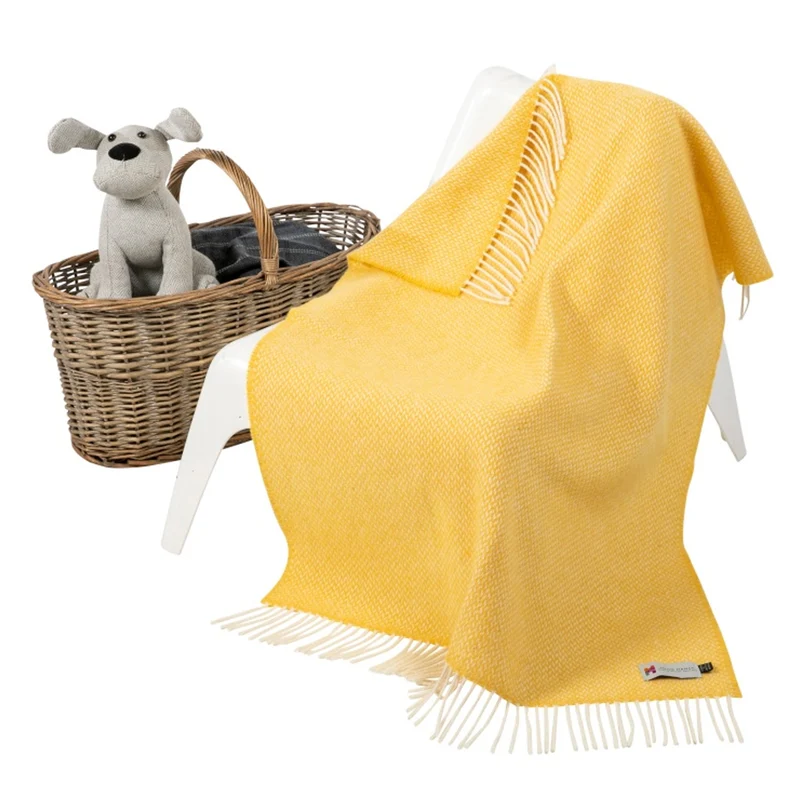Kuschelweiche Babydecke - Gelb