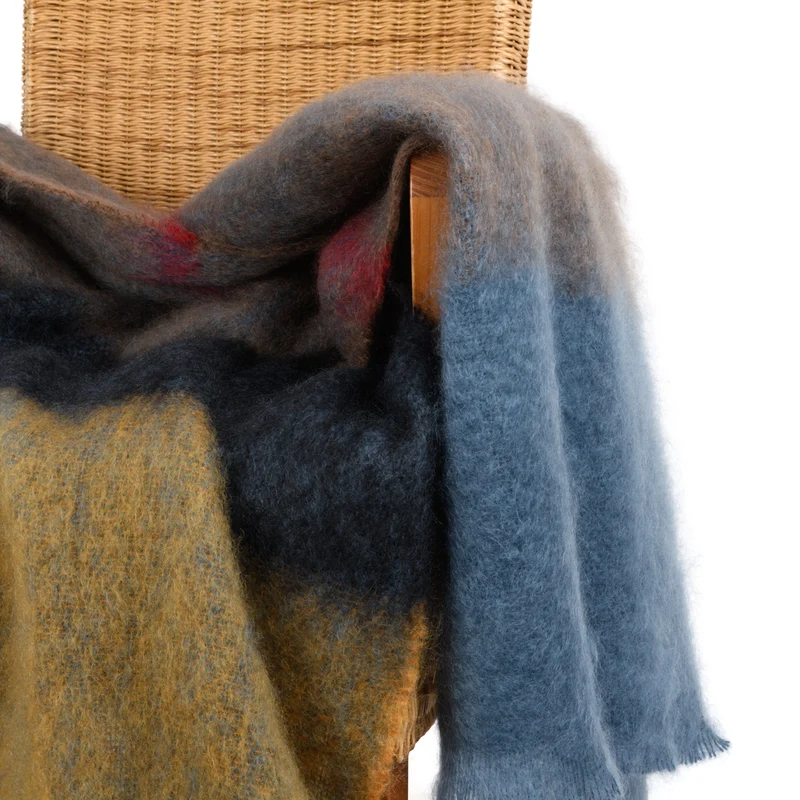 Mohairdecke "Madras"