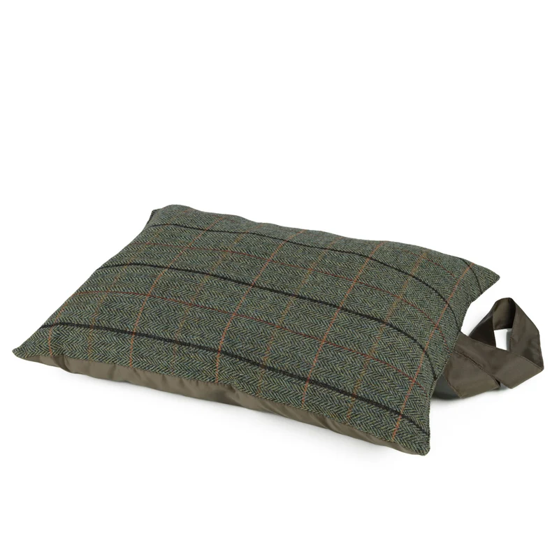 Garten-Kniekissen, Tweed