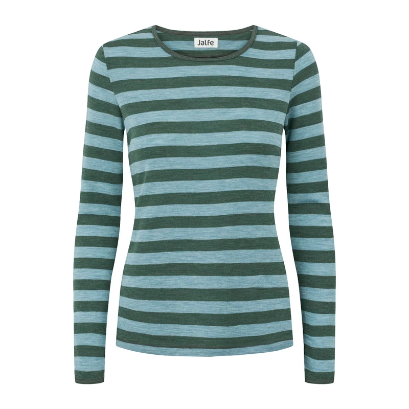 Langarm-Shirt mit breiten Streifen
