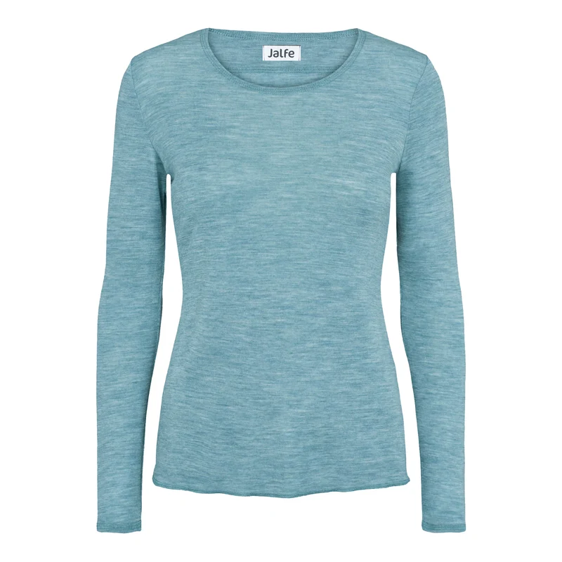 Langarm-Shirt, meliert