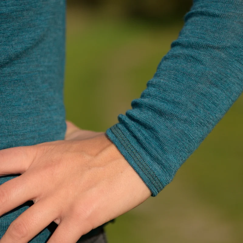 Langarm-Shirt, meliert