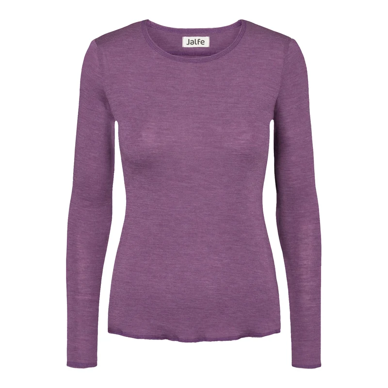 Langarm-Shirt, meliert