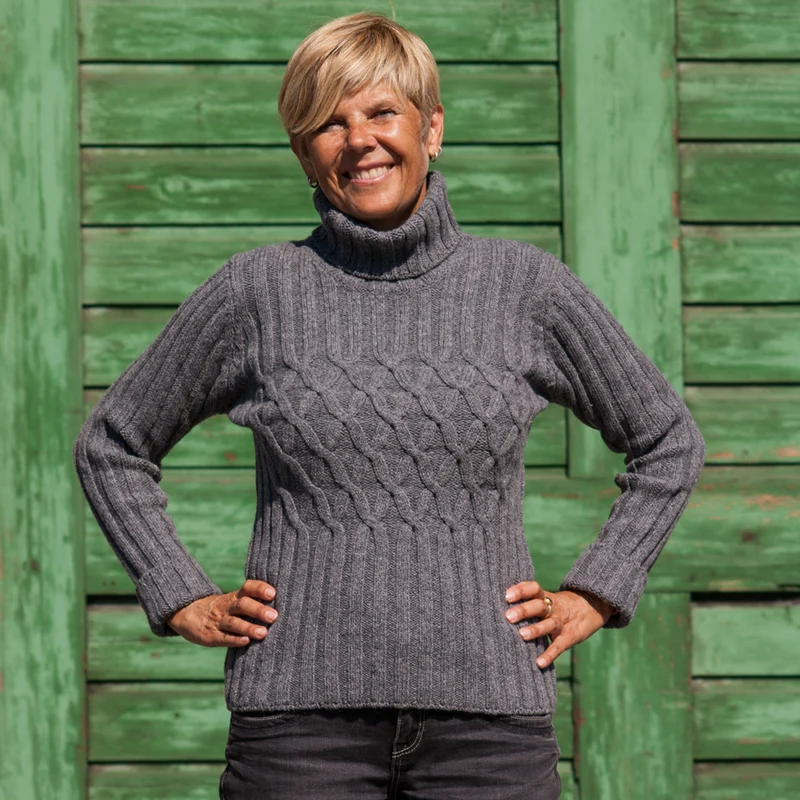 Fisherman-Rollkragenpullover