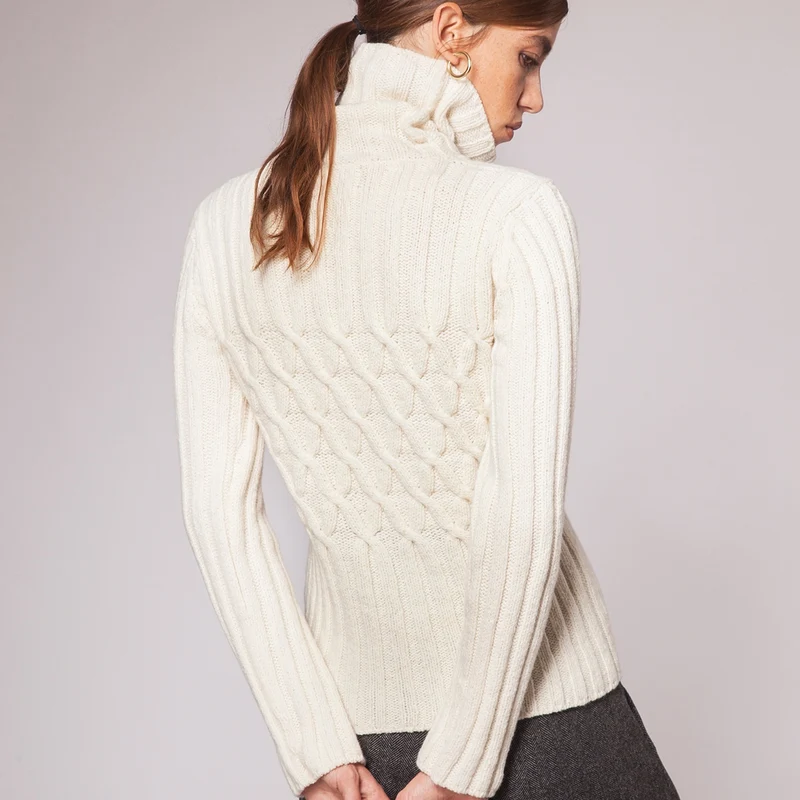 Fisherman-Rollkragenpullover