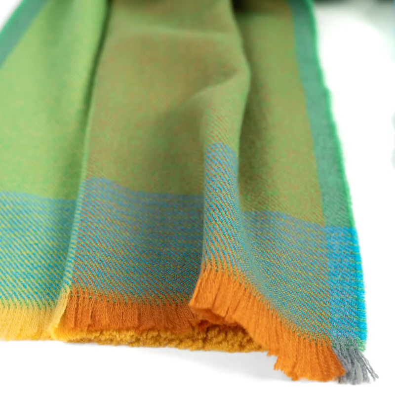 Merino-Schal "Green Valley"