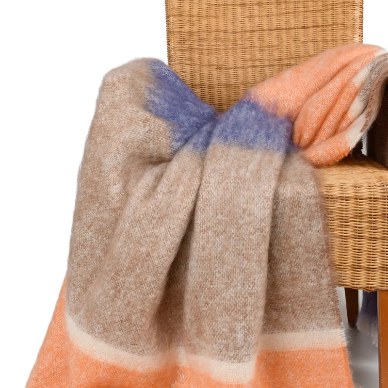 Mohairdecke "Tangerine"
