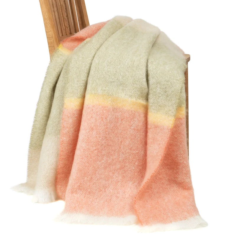 Mohairdecke "Pastell"