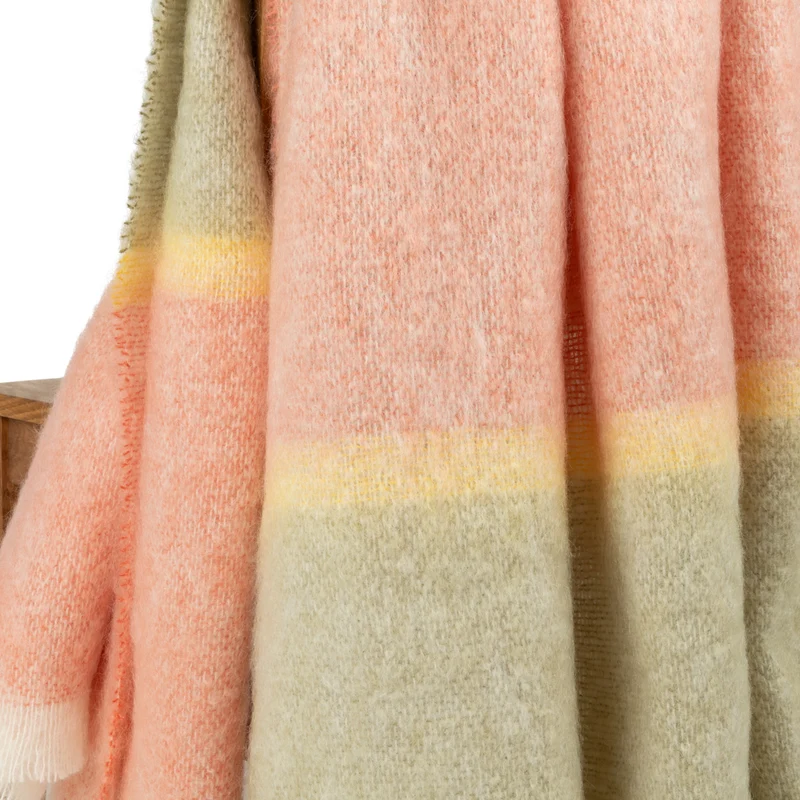 Mohairdecke "Pastell"