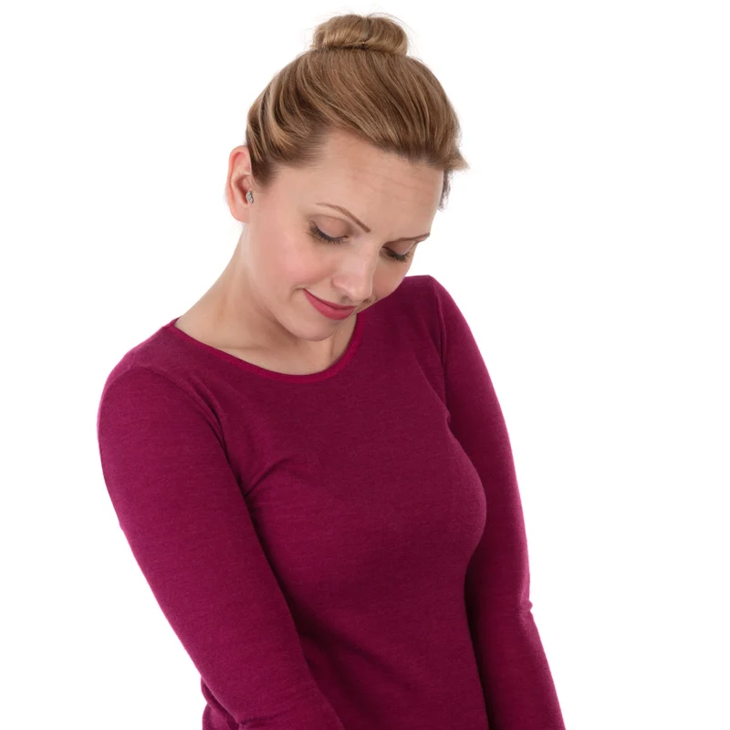 Langarm-Shirt, cherry/pink
