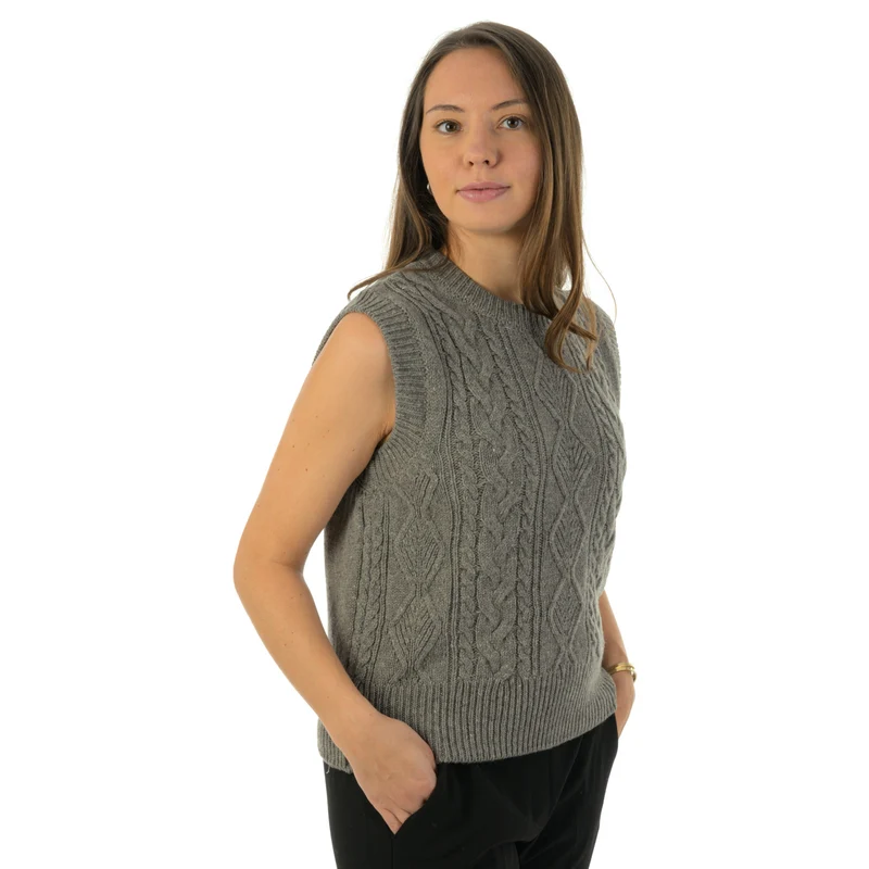 Zopfmuster-Pullunder "Erin"