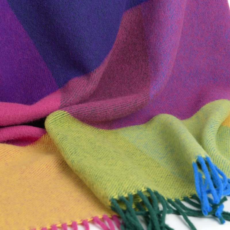 Buntes Wollplaid "MOSEL"
