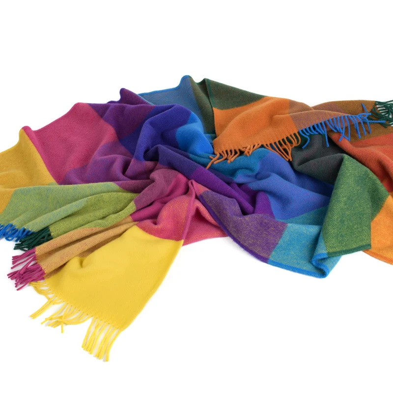 Buntes Wollplaid "MOSEL"