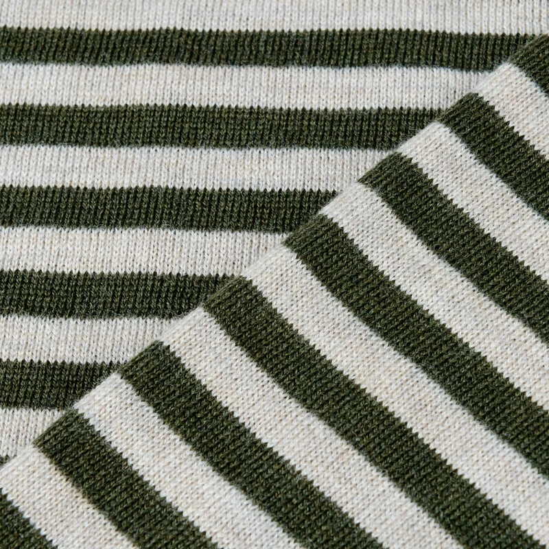 Feiner Langarm-Wollpullover aus Merinowolle
