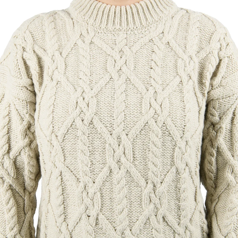 Aran Pullover-Ecru